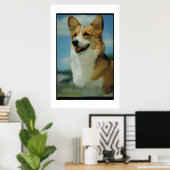 Welsh Corgi Poster (Thuiskantoor)