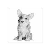 Welsh Corgi puppy Rubberstempel (Afrduk)