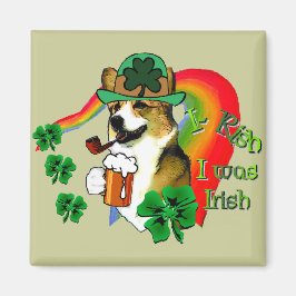 Welsh Corgi Saint Patrick's Day Magneet