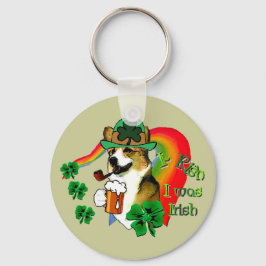 Welsh Corgi Saint Patrick's Day Sleutelhanger
