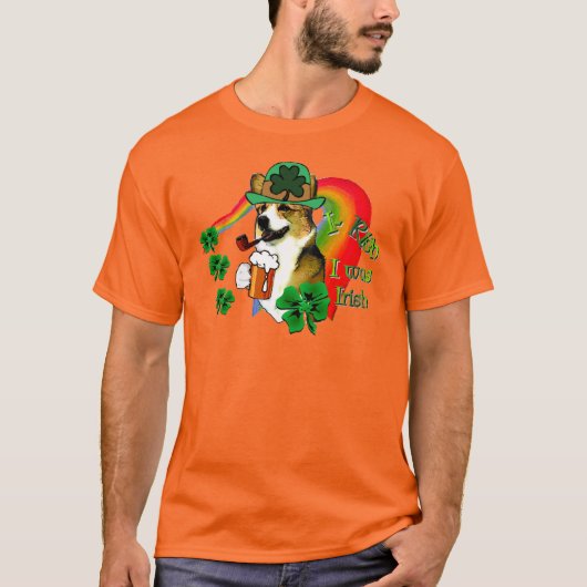 Welsh Corgi Saint Patrick's Day T-shirt (Voorkant)