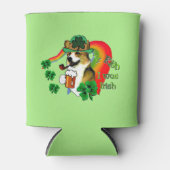 Welsh Corgi St Patricks Day Blikjeskoeler (Voorkant)