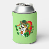 Welsh Corgi St Patricks Day Blikjeskoeler (Blikje Achterkant)