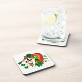 Welsh Corgi St Patricks Day Drankjes Onderzetter (Rechterzijde)
