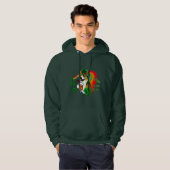 Welsh Corgi St Patricks Day Hoodie (Voorkant volledig)