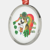 Welsh Corgi St Patricks Day Metalen Ornament (Links)