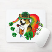 Welsh Corgi St Patricks Day Muismat (Met muis)