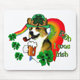 Welsh Corgi St Patricks Day Muismat
