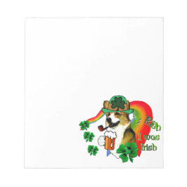 Welsh Corgi St Patricks Day Notitieblok