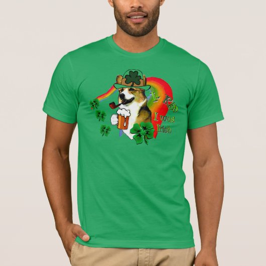 Welsh Corgi St Patricks Day T-shirt (Voorkant)