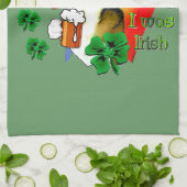 Welsh Corgi St Patricks Day Theedoek (Gevouwen)