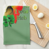 Welsh Corgi St Patricks Day Theedoek (Quarter Fold)