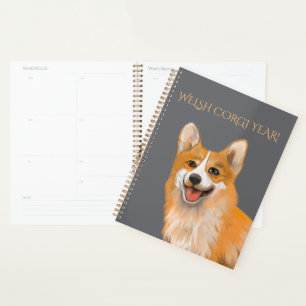 WELSH CORGI TEKENING PLANNER