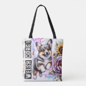 Welsh Corgi Tote Bag (Achterkant)