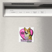 Welsh Corgi Valentijnsdag Gifts Magneet (Insitu (Vaatwasser))