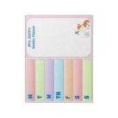 Welsh Corgi Weekly Planner Notitieblok (Linkerzijde)