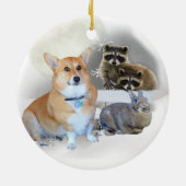 Welsh Corgi Winter Wonderland Ornament (Achterkant)