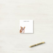 Welsh CorgiDog Post-it® Notes (Op bureau)