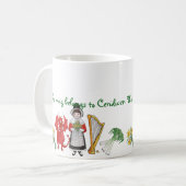 Welsh Costume, Emblemen, Koffie-Mok om je te perso Mok (Voorkant links)