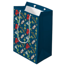 Welsh Costume en Emblemen, Blue Medium Gift Bag Medium Cadeauzakje