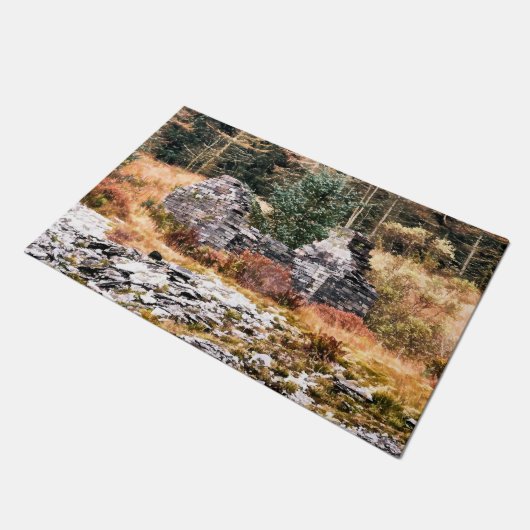 WELSH COTTAGES DEURMAT (Schuin)