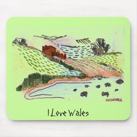 Welsh Countryside Muismat (Voorkant)