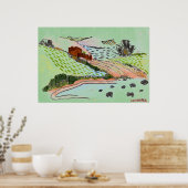Welsh Countryside Poster (Keuken)