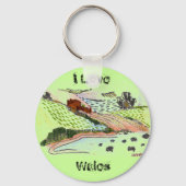Welsh Countryside Sleutelhanger (Voorkant)
