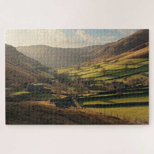 Welsh Countryside Valley Jigsaw Puzzle Legpuzzel (Horizontaal)