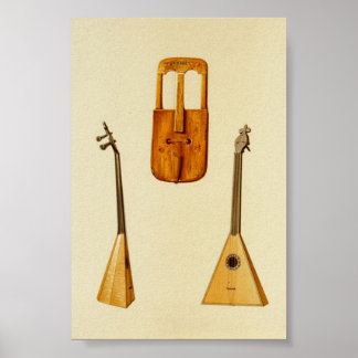 Welsh Crmet, Russische Balalaika Poster