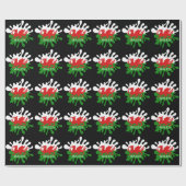 Welsh Cymru Flag Cadeaupapier (Vlak)