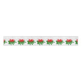Welsh Cymru Flag Grosgrain Lint (Voorkant)