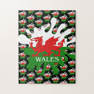 Welsh Cymru Flag Legpuzzel