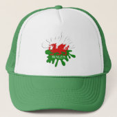 Welsh Cymru Flag Trucker Pet (Voorkant)