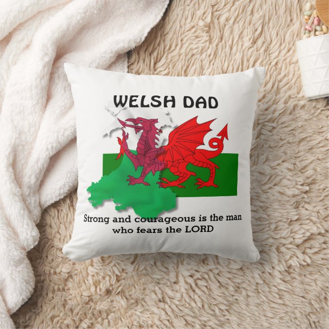 WELSH DAD-vlag van Wales Kussen (Deken)