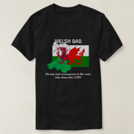  WELSH DAD-vlag van Wales T-shirt