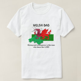  WELSH DAD-vlag van Wales T-shirt