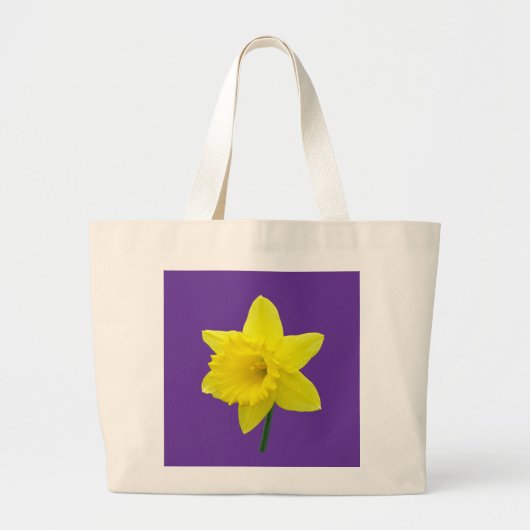 Welsh Daffodil Grote Tote Bag (Voorkant)