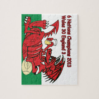 Welsh Dragon, 6 Nations Champions, Wales/England Legpuzzel