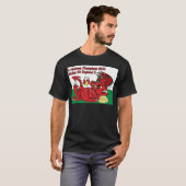 Welsh Dragon, 6 Nations Champions, Wales/England T-shirt (Voorkant volledig)
