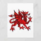 Welsh dragon briefkaart (Voorkant)