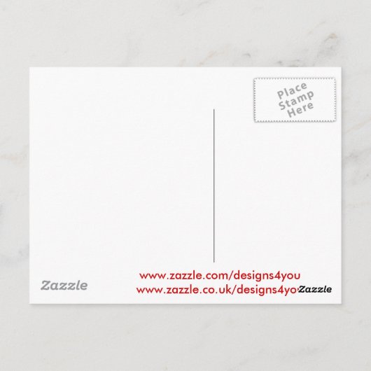 Welsh Dragon Briefkaart (Achterkant)