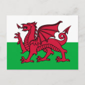 Welsh Dragon Briefkaart (Voorkant)