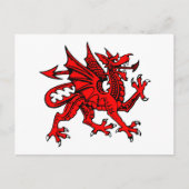 Welsh dragon briefkaart (Voorkant)