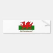 welsh dragon bumpersticker (Voorkant)