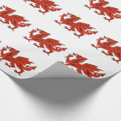 Welsh Dragon Cadeaupapier (Hoek)