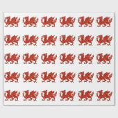 Welsh Dragon Cadeaupapier (Vlak)