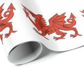 Welsh Dragon Cadeaupapier (Rol Hoek)