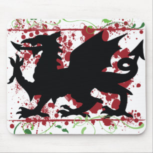 Welsh Dragon Computer Mousepad Muismat