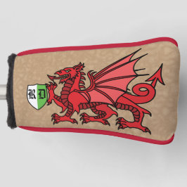 Welsh Dragon Custom Monogram Golfheadcover